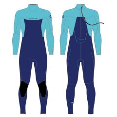 NeilPryde Dolphin Kinder 3/2 Back-Zip Neoprenanzug 2023