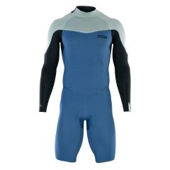 ION Element 2/2 Shorty LS Back Zip Neoprenanzug cascade blue 2023