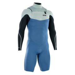 ION Element 2/2 Shorty LS Front Zip Neoprenanzug cascade blue 2023