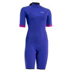 ION Element 2/2 Shorty SS Back Zip Damen Neoprenanzug concord blue 2023