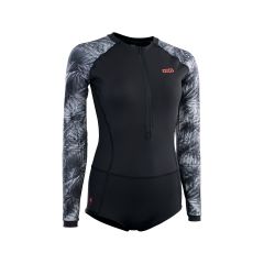ION Swimsuit LS black flowers 2023-40/L