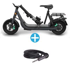 Egret GTs E-Scooter mit Sitz (mit Straßenzulassung) und Schloss