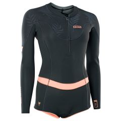 ION Amaze Hot Shorty 1.5 LS Front Zip Neoprenanzug black 2023