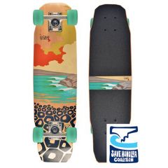 JUCKER HAWAII Mini Cruiser WOODY BOARD PONO KICK