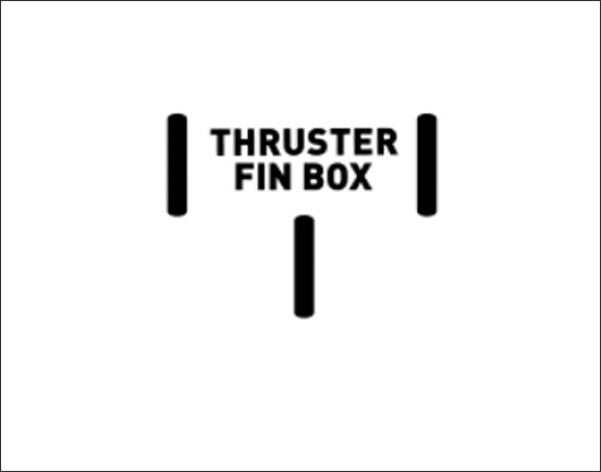 Cabrinha Thruster Fin Box Cabrinha Thruster Fin Box